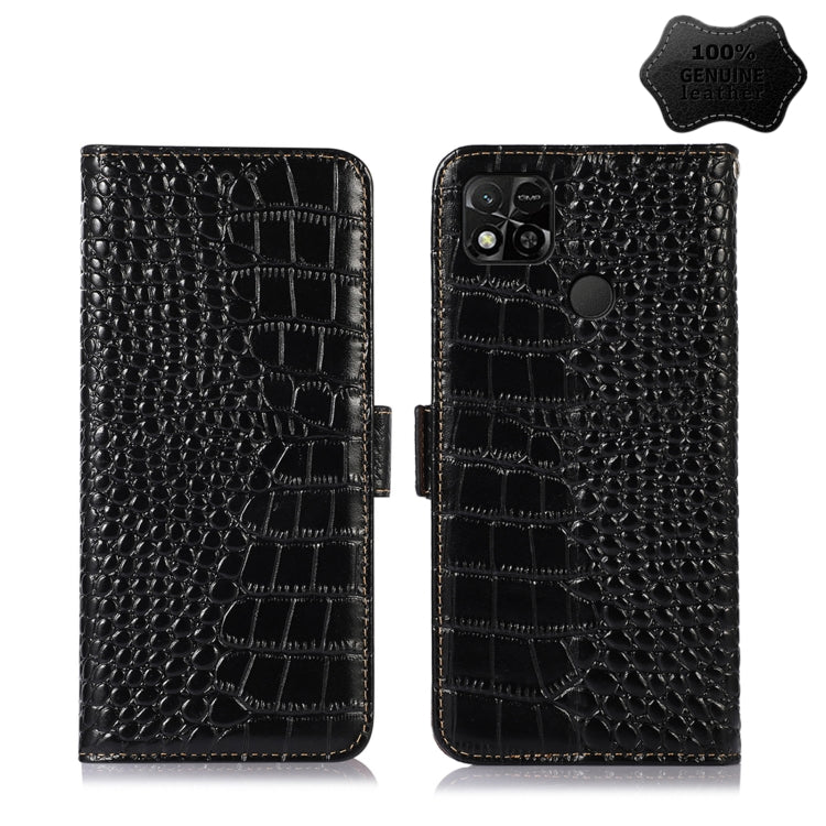 Crocodile Top Layer Cowhide Leather Phone Case, For Alcatel 1B 2022, For Nokia X100, For OPPO Reno7 4G Global/F21 Pro 4G, For Xiaomi Redmi 10A / 9C, For Samsung Galaxy F23 5G / M23, For Samsung Galaxy M33 5G, For Samsung Galaxy M53 5G, For Xiaomi 12 Pr...