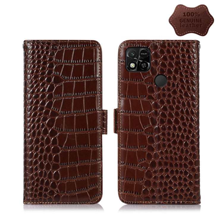Crocodile Top Layer Cowhide Leather Phone Case, For Alcatel 1B 2022, For Nokia X100, For OPPO Reno7 4G Global/F21 Pro 4G, For Xiaomi Redmi 10A / 9C, For Samsung Galaxy F23 5G / M23, For Samsung Galaxy M33 5G, For Samsung Galaxy M53 5G, For Xiaomi 12 Pr...