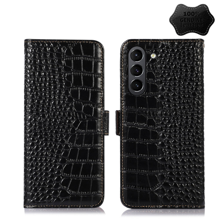 Crocodile Top Layer Cowhide Leather Phone Case, For Alcatel 1B 2022, For Nokia X100, For OPPO Reno7 4G Global/F21 Pro 4G, For Xiaomi Redmi 10A / 9C, For Samsung Galaxy F23 5G / M23, For Samsung Galaxy M33 5G, For Samsung Galaxy M53 5G, For Xiaomi 12 Pr...