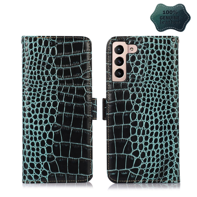 Crocodile Top Layer Cowhide Leather Phone Case, For Alcatel 1B 2022, For Nokia X100, For OPPO Reno7 4G Global/F21 Pro 4G, For Xiaomi Redmi 10A / 9C, For Samsung Galaxy F23 5G / M23, For Samsung Galaxy M33 5G, For Samsung Galaxy M53 5G, For Xiaomi 12 Pr...