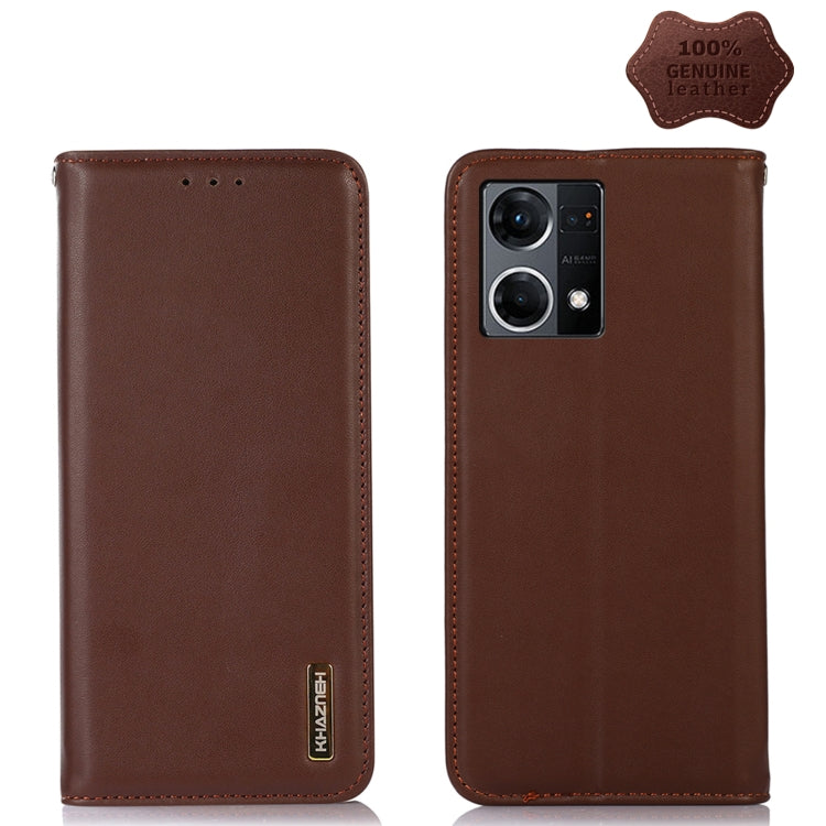 KHAZNEH Nappa Top Layer Cowhide Leather Phone Case, For Nokia X100, For OPPO Reno7 4G Global/F21 Pro 4G, For Xiaomi Redmi 10A / 9C, For Samsung Galaxy F23 5G / M23, For Samsung Galaxy M53 5G, For Samsung Galaxy S21 FE 5G, For Xiaomi 12 Pro             ...