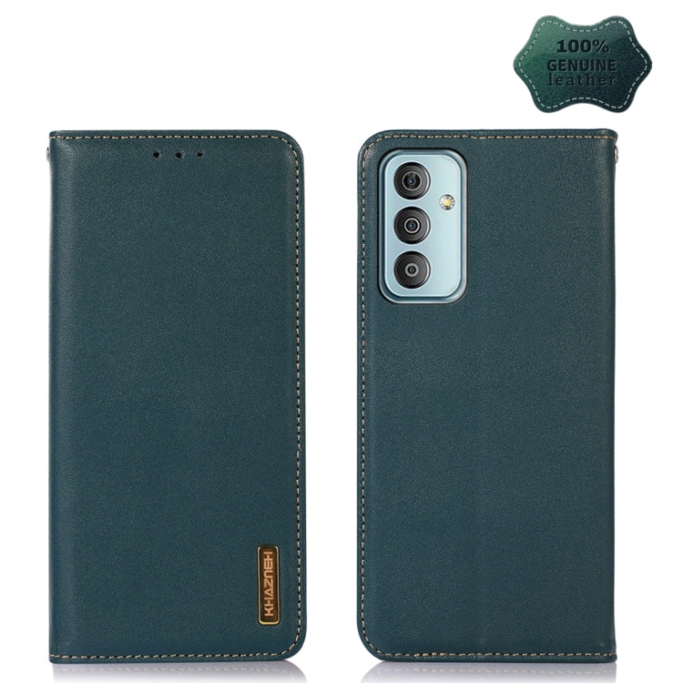 KHAZNEH Nappa Top Layer Cowhide Leather Phone Case, For Nokia X100, For OPPO Reno7 4G Global/F21 Pro 4G, For Xiaomi Redmi 10A / 9C, For Samsung Galaxy F23 5G / M23, For Samsung Galaxy M53 5G, For Samsung Galaxy S21 FE 5G, For Xiaomi 12 Pro             ...