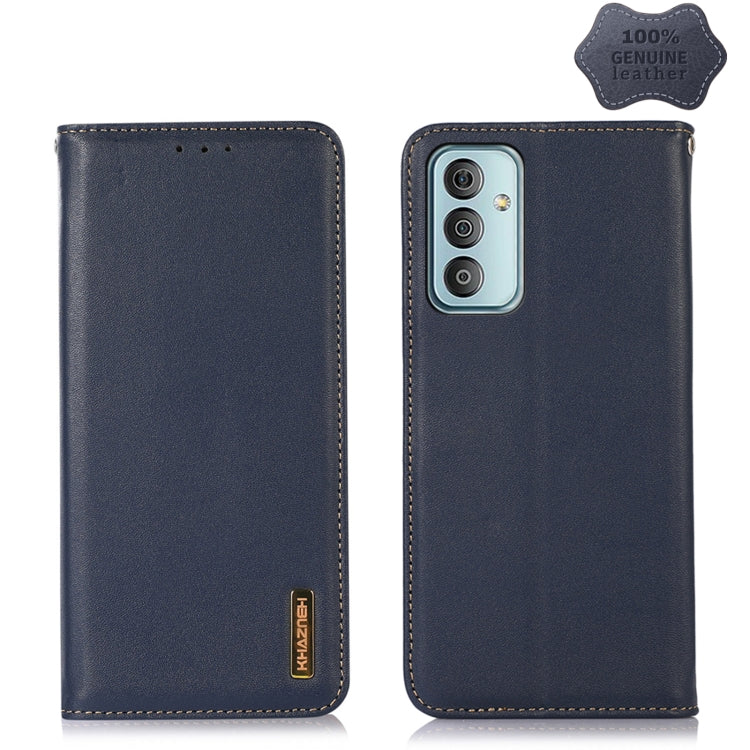 KHAZNEH Nappa Top Layer Cowhide Leather Phone Case, For Nokia X100, For OPPO Reno7 4G Global/F21 Pro 4G, For Xiaomi Redmi 10A / 9C, For Samsung Galaxy F23 5G / M23, For Samsung Galaxy M53 5G, For Samsung Galaxy S21 FE 5G, For Xiaomi 12 Pro             ...