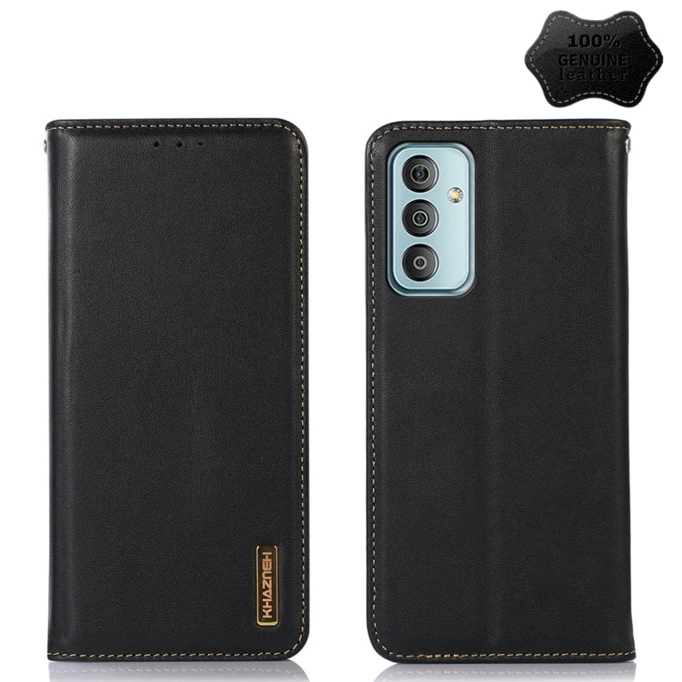 KHAZNEH Nappa Top Layer Cowhide Leather Phone Case, For Nokia X100, For OPPO Reno7 4G Global/F21 Pro 4G, For Xiaomi Redmi 10A / 9C, For Samsung Galaxy F23 5G / M23, For Samsung Galaxy M53 5G, For Samsung Galaxy S21 FE 5G, For Xiaomi 12 Pro             ...