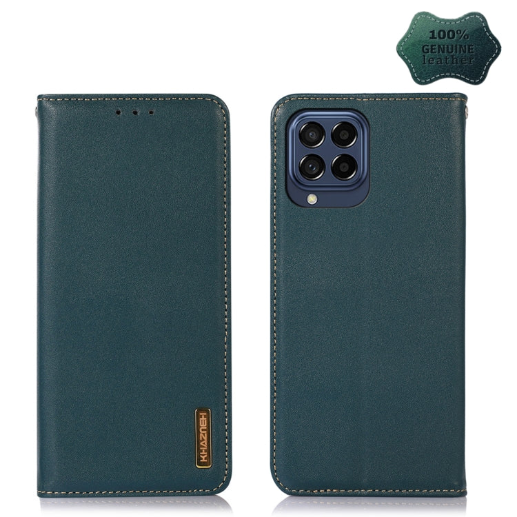 KHAZNEH Nappa Top Layer Cowhide Leather Phone Case, For Nokia X100, For OPPO Reno7 4G Global/F21 Pro 4G, For Xiaomi Redmi 10A / 9C, For Samsung Galaxy F23 5G / M23, For Samsung Galaxy M53 5G, For Samsung Galaxy S21 FE 5G, For Xiaomi 12 Pro             ...
