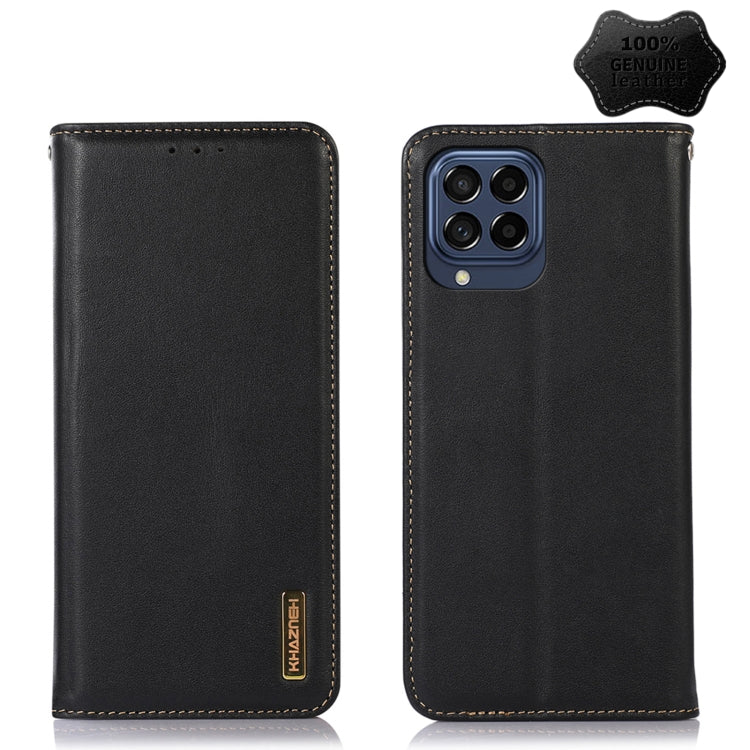 KHAZNEH Nappa Top Layer Cowhide Leather Phone Case, For Nokia X100, For OPPO Reno7 4G Global/F21 Pro 4G, For Xiaomi Redmi 10A / 9C, For Samsung Galaxy F23 5G / M23, For Samsung Galaxy M53 5G, For Samsung Galaxy S21 FE 5G, For Xiaomi 12 Pro             ...