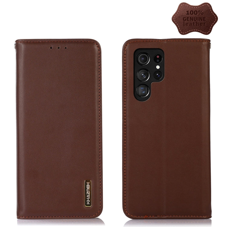 KHAZNEH Nappa Top Layer Cowhide Leather Phone Case, For Alcatel 1B 2022, For Nokia X100, For OPPO Reno7 4G Global/F21 Pro 4G, For Xiaomi Redmi 10A / 9C, For Samsung Galaxy F23 5G / M23, For Samsung Galaxy M33 5G, For Samsung Galaxy M53 5G              ...