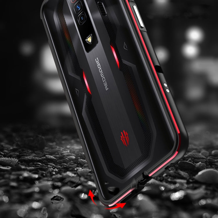 Aurora Series Metal Frame Phone Case, For ZTE nubia Red Magic 7, For ZTE nubia Red Magic 7 Pro
