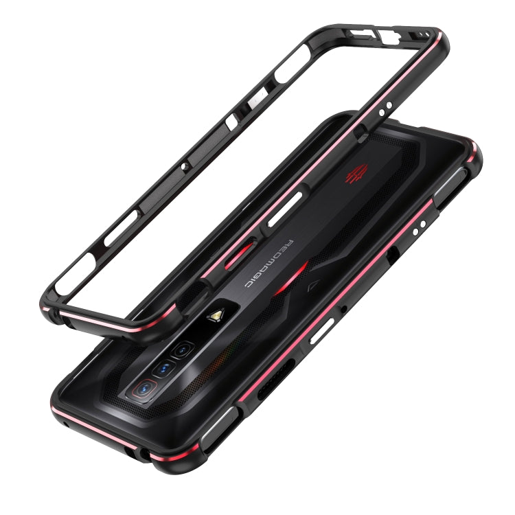 Aurora Series Metal Frame Phone Case, For ZTE nubia Red Magic 7, For ZTE nubia Red Magic 7 Pro