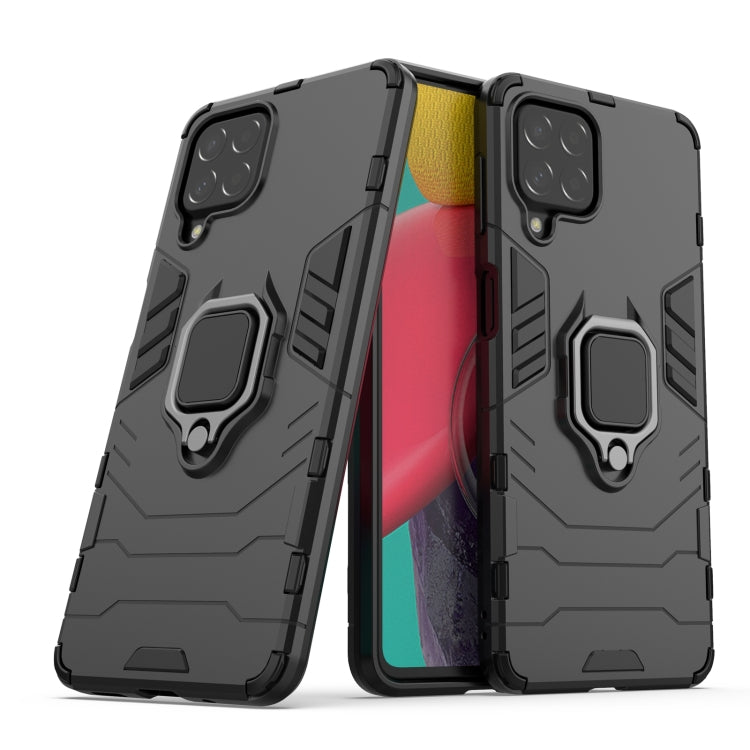 PC + TPU Shockproof Protective Phone Case with Magnetic Ring Holder, For Samsung Galaxy M53 5G