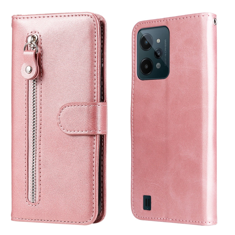 Fashion Calf Texture Zipper Horizontal Flip Leather Case, For OPPO Realme C31, For OPPO Reno7 Pro 5G China & Global