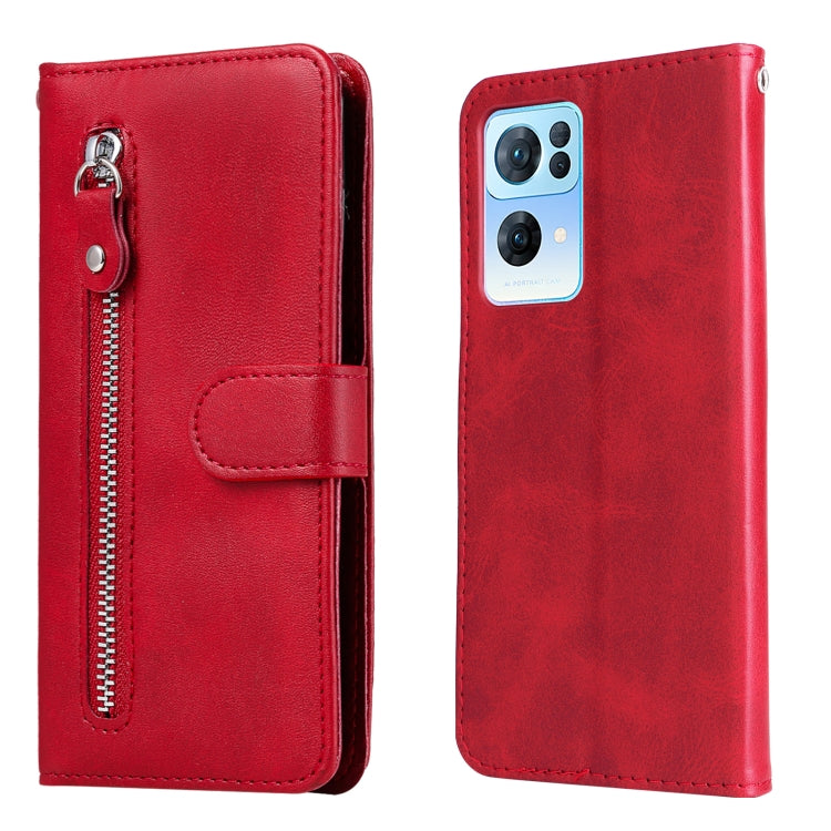 Fashion Calf Texture Zipper Horizontal Flip Leather Case, For OPPO Realme C31, For OPPO Reno7 Pro 5G China & Global