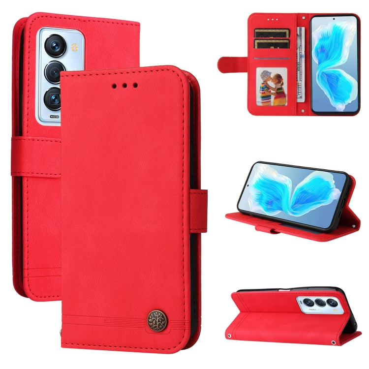 Skin Feel Life Tree Metal Button Leather Phone Case, For Tecno Camon 18 Premier, For Tecno Camon 18 / 18 Pro, For Infinix Hot 11s, For Infinix Hot 11s NFC, For Infinix Hot 11, For Infinix Smart 6, For Infinix Note 11 Pro / 11S / X697                   ...