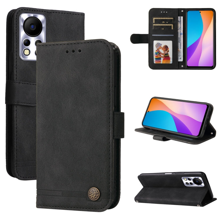 Skin Feel Life Tree Metal Button Leather Phone Case, For Tecno Camon 18 Premier, For Tecno Camon 18 / 18 Pro, For Infinix Hot 11s, For Infinix Hot 11s NFC, For Infinix Hot 11, For Infinix Smart 6, For Infinix Note 11 Pro / 11S / X697                   ...