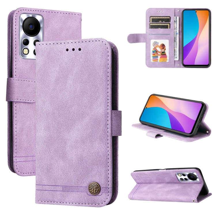 Skin Feel Life Tree Metal Button Leather Phone Case, For Tecno Camon 18 Premier, For Tecno Camon 18 / 18 Pro, For Infinix Hot 11s, For Infinix Hot 11s NFC, For Infinix Hot 11, For Infinix Smart 6, For Infinix Note 11 Pro / 11S / X697                   ...