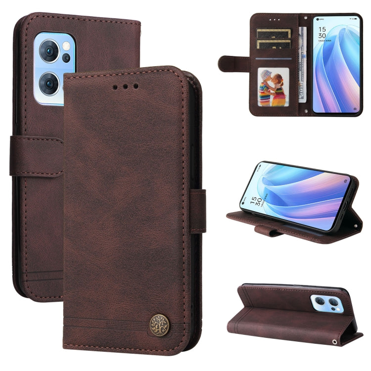 Skin Feel Life Tree Metal Button Leather Phone Case, For Tecno Camon 18 Premier, For Tecno Camon 18 / 18 Pro, For Infinix Hot 11s, For Infinix Hot 11s NFC, For Infinix Hot 11, For Infinix Smart 6, For Infinix Note 11 Pro / 11S / X697                   ...