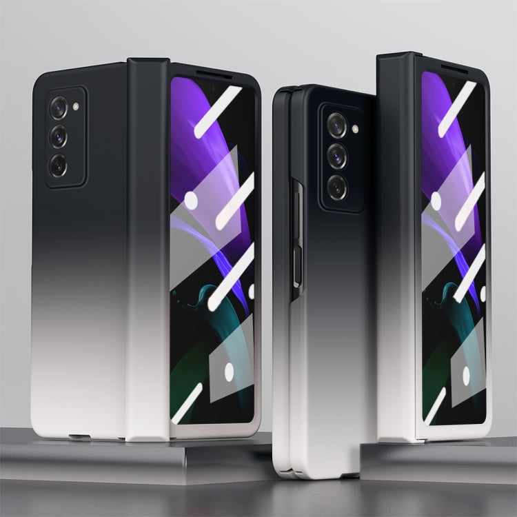 Colorful Gradient Tempered Film Integrated Phone Case, For Huawei Mate X2, For Samsung Galaxy Z Fold2 5G, For Samsung Galaxy Z Fold3 5G