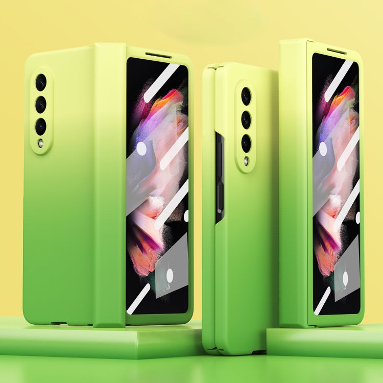Colorful Gradient Tempered Film Integrated Phone Case, For Huawei Mate X2, For Samsung Galaxy Z Fold2 5G, For Samsung Galaxy Z Fold3 5G