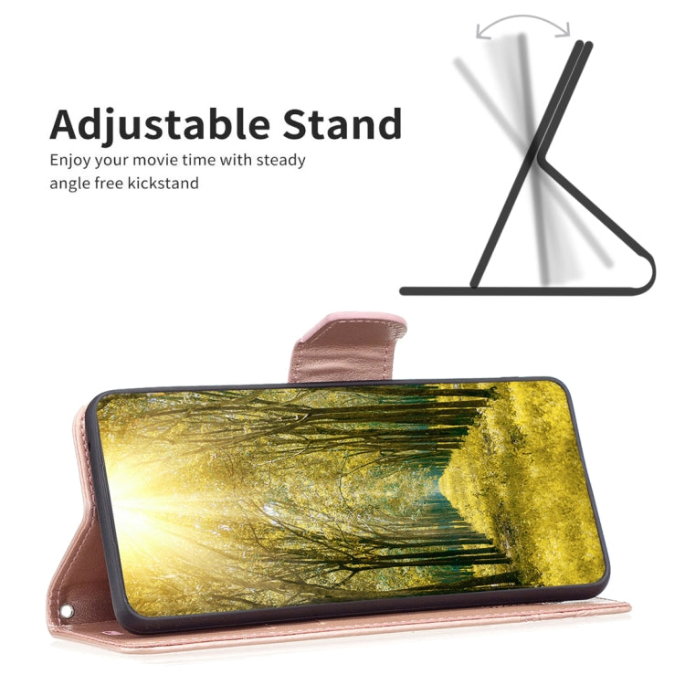 Two Butterflies Embossing Leather Phone Case, For Xiaomi Poco M4 Pro, For Xiaomi Poco M4 Pro 5G