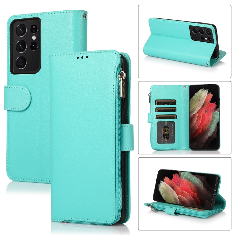 Microfiber Zipper Horizontal Flip Leather Case, For Samsung Galaxy S20 Ultra, For Samsung Galaxy S22 Ultra 5G, For Samsung Galaxy S21+ 5G, For Samsung Galaxy S21 Ultra 5G, For Samsung Galaxy Note20, For Samsung Galaxy A21s