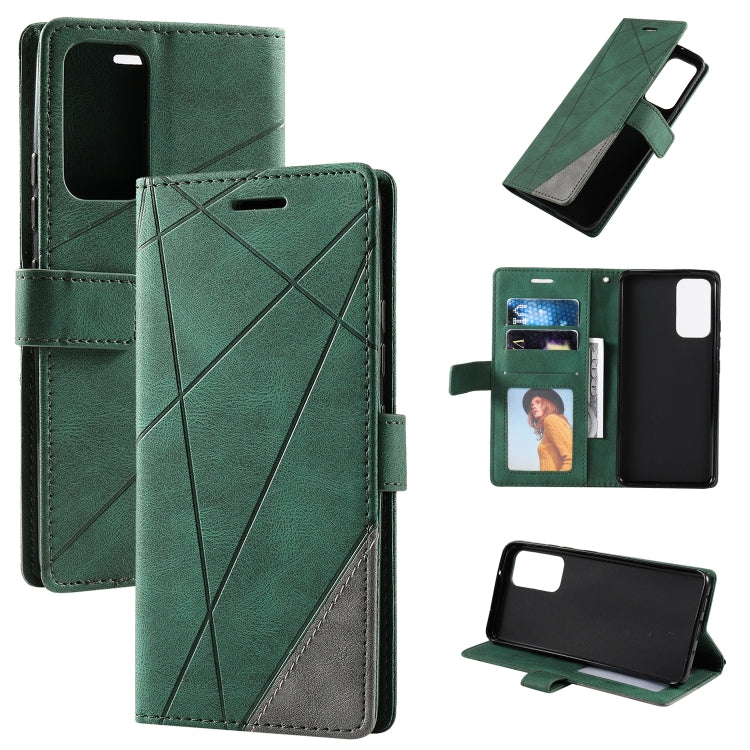 Skin Feel Splicing Leather Phone Case, For Xiaomi 11T, For Xiaomi Redmi Note 11, For Xiaomi Redmi Note 11 Pro, For Xiaomi Redmi K40S, For Xiaomi Redmi Note 11S, For Xiaomi Redmi 10C 4G Global/10 India, For Xiaomi Poco X4 Pro 5G, For Xiaomi Poco M4 Pro ...
