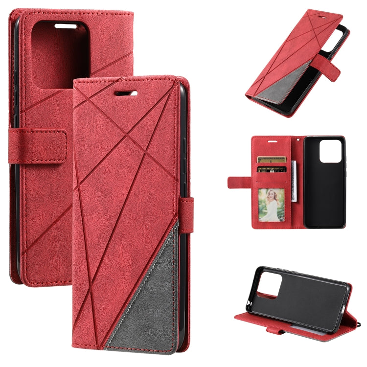 Skin Feel Splicing Leather Phone Case, For Xiaomi 11T, For Xiaomi Redmi Note 11, For Xiaomi Redmi Note 11 Pro, For Xiaomi Redmi K40S, For Xiaomi Redmi Note 11S, For Xiaomi Redmi 10C 4G Global/10 India, For Xiaomi Poco X4 Pro 5G, For Xiaomi Poco M4 Pro ...
