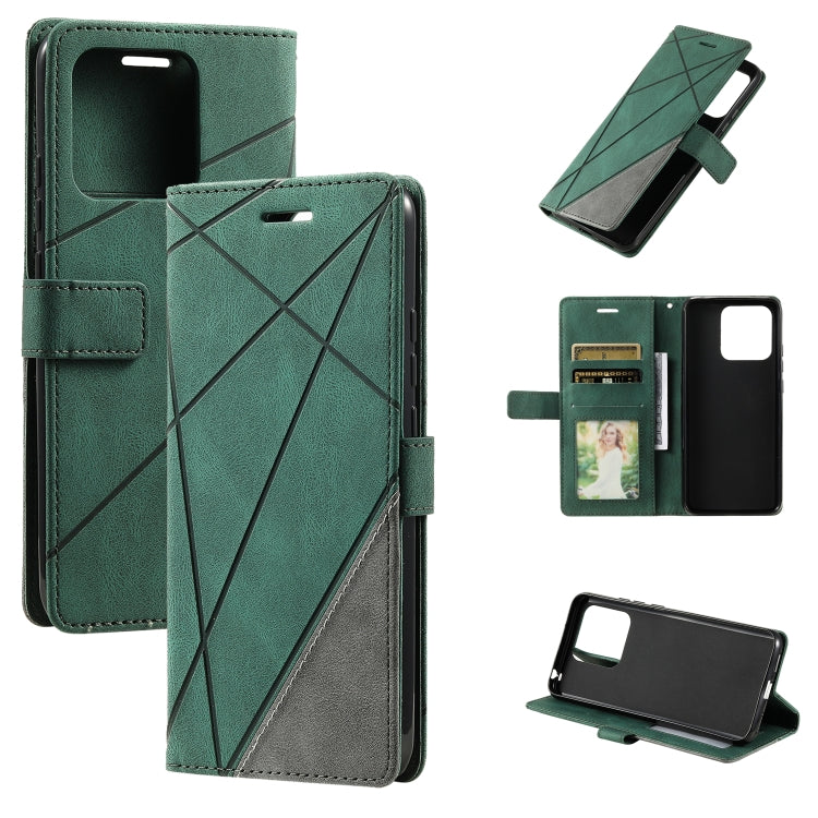Skin Feel Splicing Leather Phone Case, For Xiaomi 11T, For Xiaomi Redmi Note 11, For Xiaomi Redmi Note 11 Pro, For Xiaomi Redmi K40S, For Xiaomi Redmi Note 11S, For Xiaomi Redmi 10C 4G Global/10 India, For Xiaomi Poco X4 Pro 5G, For Xiaomi Poco M4 Pro ...