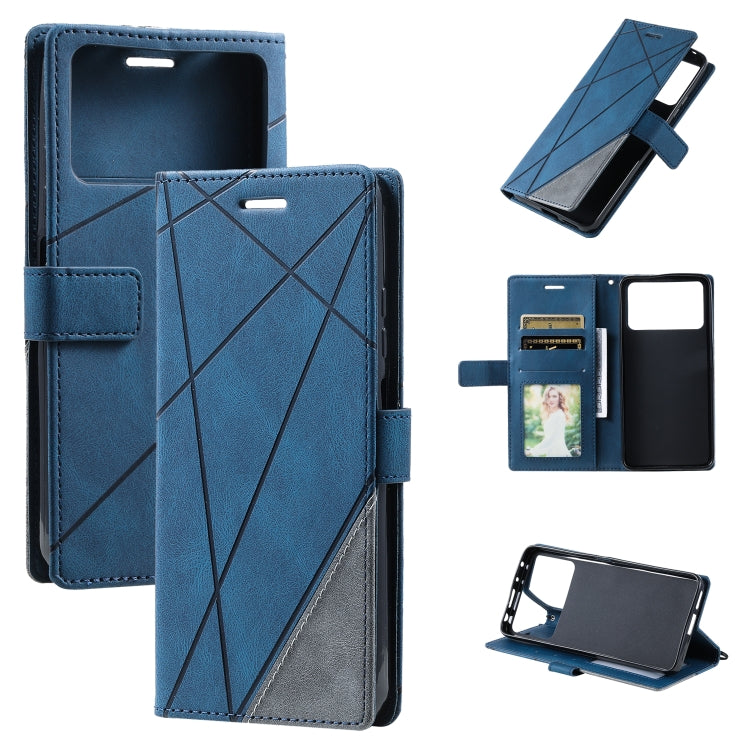 Skin Feel Splicing Leather Phone Case, For Xiaomi 11T, For Xiaomi Redmi Note 11, For Xiaomi Redmi Note 11 Pro, For Xiaomi Redmi K40S, For Xiaomi Redmi Note 11S, For Xiaomi Redmi 10C 4G Global/10 India, For Xiaomi Poco X4 Pro 5G, For Xiaomi Poco M4 Pro ...