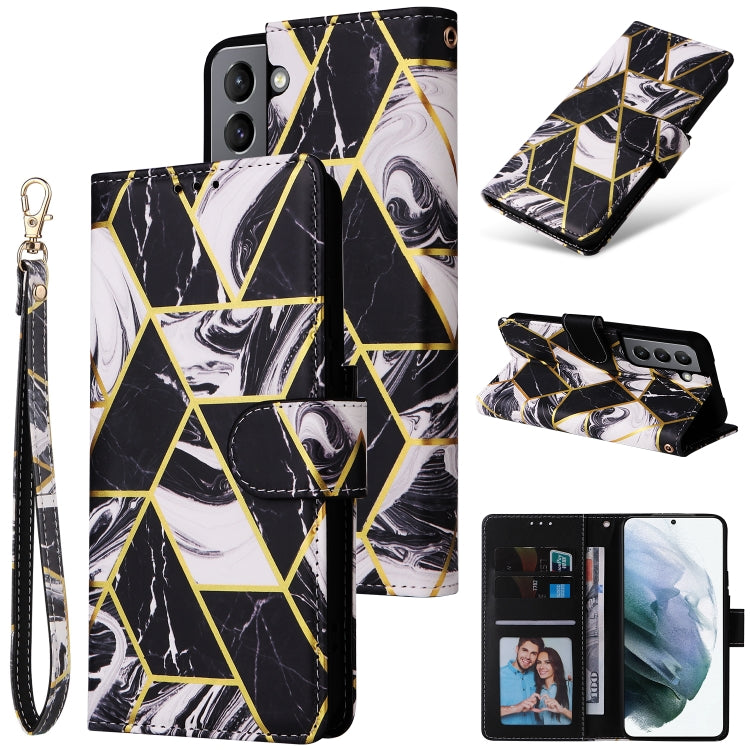 Marble Bronzing Stitching Leather Phone Case, For Samsung Galaxy S22 5G, For Samsung Galaxy S22+ 5G, For Samsung Galaxy S22 Ultra 5G, For Samsung Galaxy A13 5G, For Samsung Galaxy A33 5G, For Samsung Galaxy A53 5G