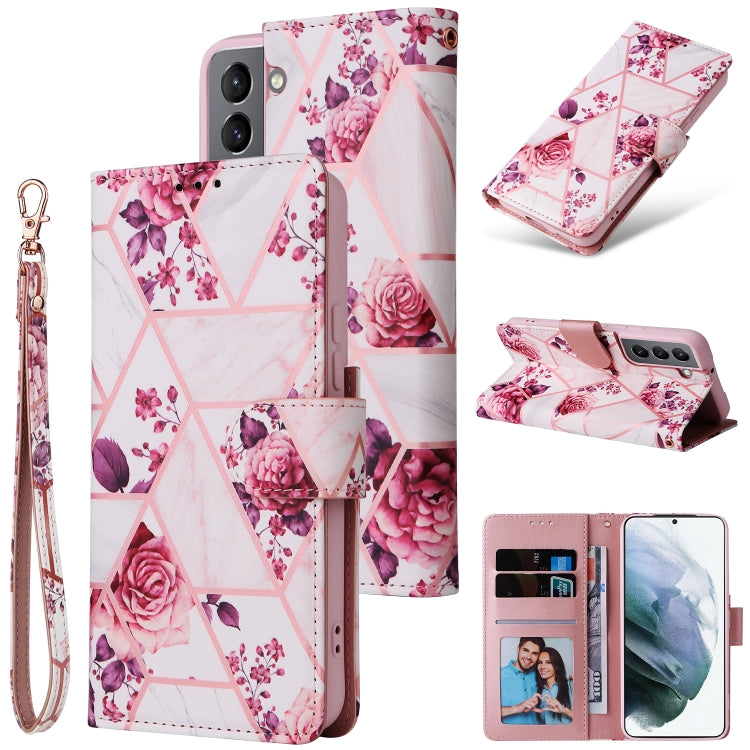 Marble Bronzing Stitching Leather Phone Case, For Samsung Galaxy S22 5G, For Samsung Galaxy S22+ 5G, For Samsung Galaxy S22 Ultra 5G, For Samsung Galaxy A13 5G, For Samsung Galaxy A33 5G, For Samsung Galaxy A53 5G