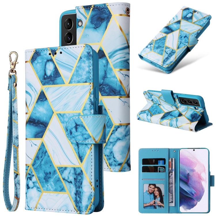 Marble Bronzing Stitching Leather Phone Case, For Samsung Galaxy S22 5G, For Samsung Galaxy S22+ 5G, For Samsung Galaxy S22 Ultra 5G, For Samsung Galaxy A13 5G, For Samsung Galaxy A33 5G, For Samsung Galaxy A53 5G