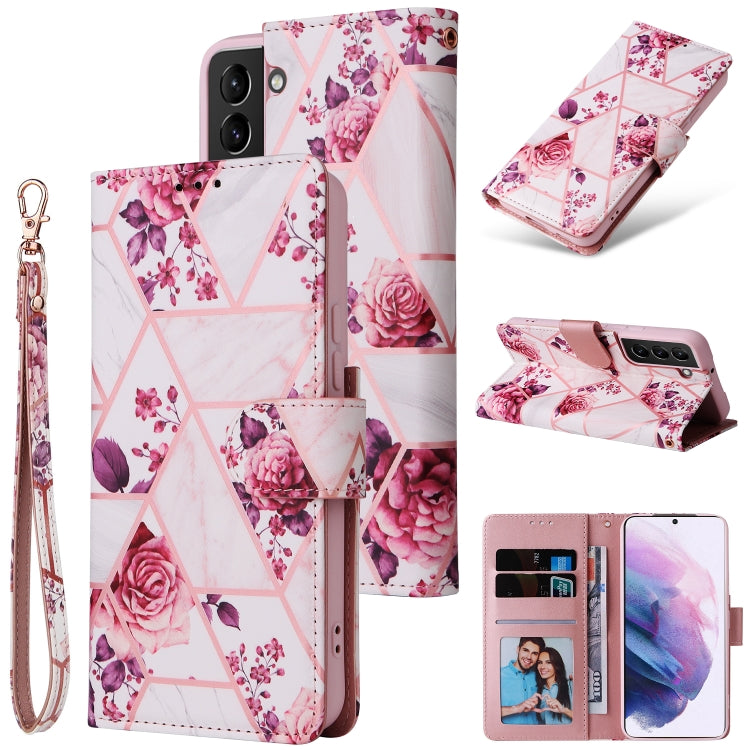Marble Bronzing Stitching Leather Phone Case, For Samsung Galaxy S22 5G, For Samsung Galaxy S22+ 5G, For Samsung Galaxy S22 Ultra 5G, For Samsung Galaxy A13 5G, For Samsung Galaxy A33 5G, For Samsung Galaxy A53 5G