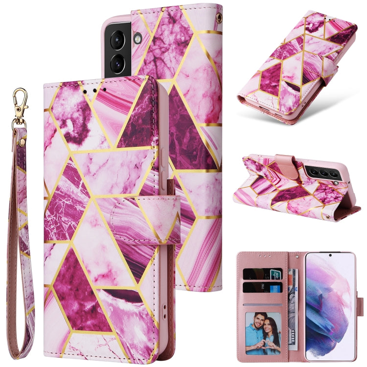 Marble Bronzing Stitching Leather Phone Case, For Samsung Galaxy S22 5G, For Samsung Galaxy S22+ 5G, For Samsung Galaxy S22 Ultra 5G, For Samsung Galaxy A13 5G, For Samsung Galaxy A33 5G, For Samsung Galaxy A53 5G