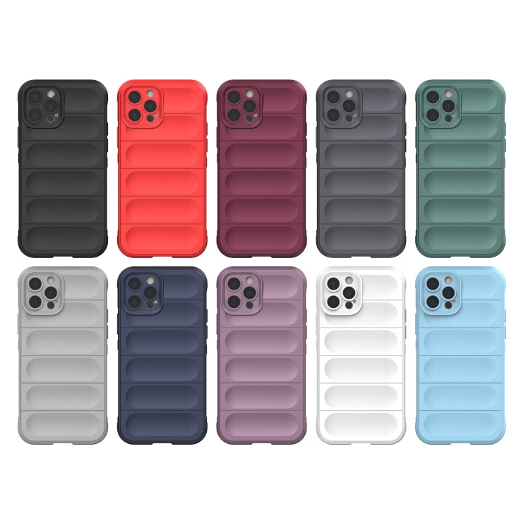Magic Shield TPU + Flannel Phone Case, For iPhone 12 Pro, For iPhone 12 Pro Max, For iPhone 13, For iPhone 13 Pro