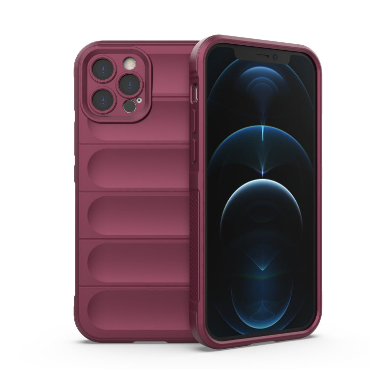 Magic Shield TPU + Flannel Phone Case, For iPhone 12 Pro, For iPhone 12 Pro Max, For iPhone 13, For iPhone 13 Pro