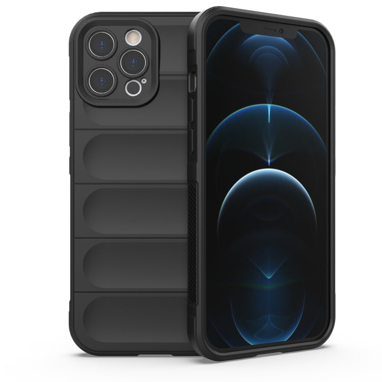 Magic Shield TPU + Flannel Phone Case, For iPhone 12 Pro, For iPhone 12 Pro Max, For iPhone 13, For iPhone 13 Pro