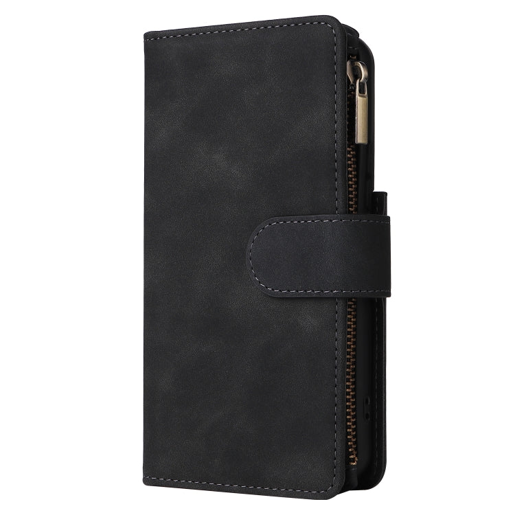 Multifunctional Frosted Zipper Wallet Leather Phone Case, For Samsung Galaxy S22+ 5G, For Samsung Galaxy A03s 166.5mm, For Samsung Galaxy A13 5G, For Samsung Galaxy A33 5G, For Samsung Galaxy A53 5G, For Xiaomi Redmi Note 11 Pro China                  ...