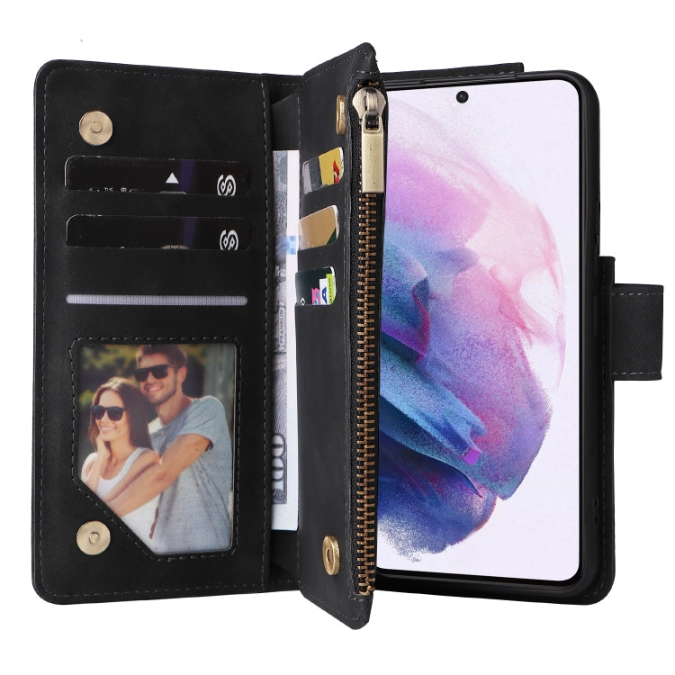Multifunctional Frosted Zipper Wallet Leather Phone Case, For Samsung Galaxy S22+ 5G, For Samsung Galaxy A03s 166.5mm, For Samsung Galaxy A13 5G, For Samsung Galaxy A33 5G, For Samsung Galaxy A53 5G, For Xiaomi Redmi Note 11 Pro China                  ...