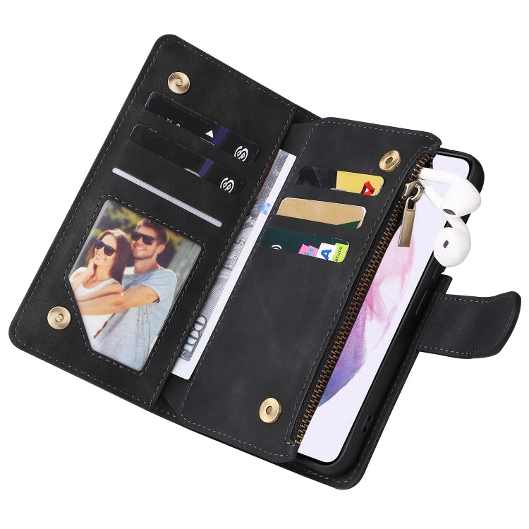 Multifunctional Frosted Zipper Wallet Leather Phone Case, For Samsung Galaxy S22+ 5G, For Samsung Galaxy A03s 166.5mm, For Samsung Galaxy A13 5G, For Samsung Galaxy A33 5G, For Samsung Galaxy A53 5G, For Xiaomi Redmi Note 11 Pro China                  ...
