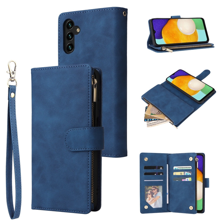Multifunctional Frosted Zipper Wallet Leather Phone Case, For Samsung Galaxy S22+ 5G, For Samsung Galaxy A03s 166.5mm, For Samsung Galaxy A13 5G, For Samsung Galaxy A33 5G, For Samsung Galaxy A53 5G, For Xiaomi Redmi Note 11 Pro China                  ...
