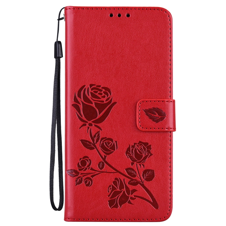 Rose Embossed Leather Phone Case, For Xiaomi Redmi 10C, For Huawei nova 8i, For Huawei nova 9, For Honor X8, For Samsung Galaxy A13 4G, For Samsung Galaxy A23