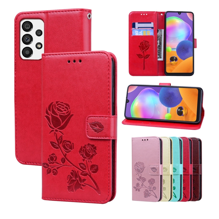 Rose Embossed Leather Phone Case, For Xiaomi Redmi 10C, For Huawei nova 8i, For Huawei nova 9, For Honor X8, For Samsung Galaxy A13 4G, For Samsung Galaxy A23