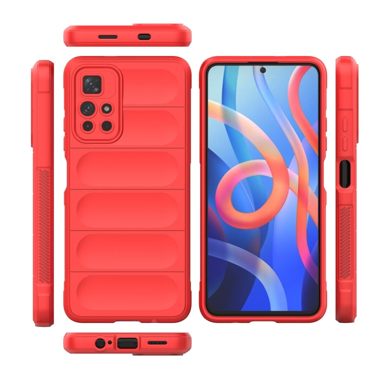 Magic Shield TPU + Flannel Phone Case, For Xiaomi Redmi Note 11 5G Chinese Version, For Xiaomi Redmi Note 11 Pro 5G Chinese, For Xiaomi Redmi Note 11 Pro International
