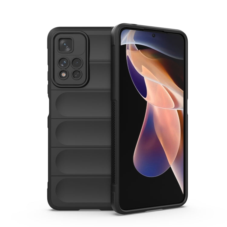 Magic Shield TPU + Flannel Phone Case, For Xiaomi Redmi Note 11 5G Chinese Version, For Xiaomi Redmi Note 11 Pro 5G Chinese, For Xiaomi Redmi Note 11 Pro International