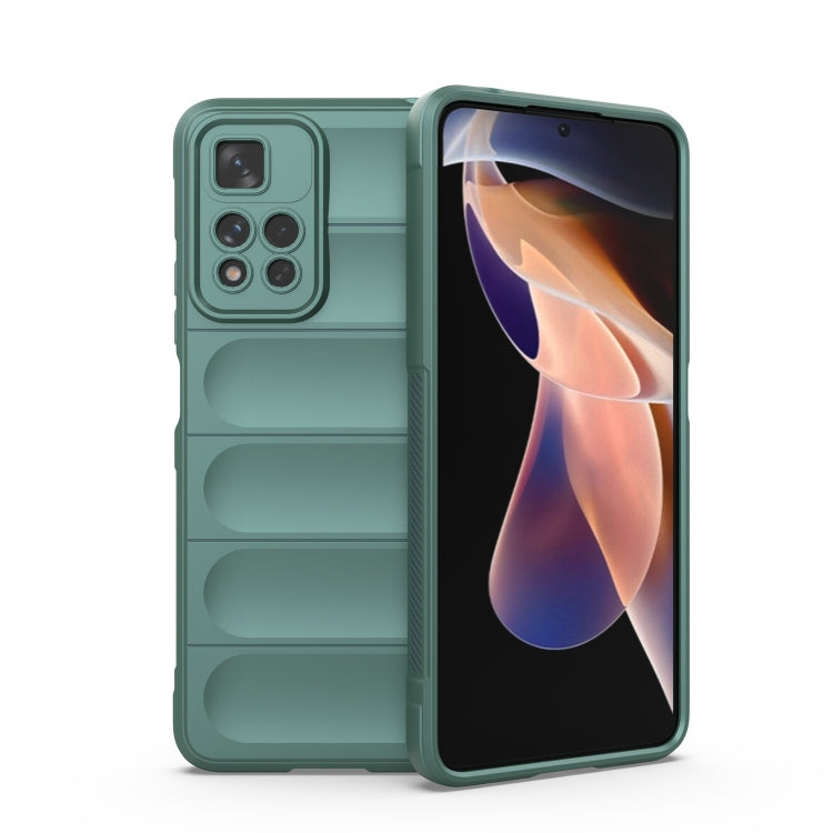 Magic Shield TPU + Flannel Phone Case, For Xiaomi Redmi Note 11 5G Chinese Version, For Xiaomi Redmi Note 11 Pro 5G Chinese, For Xiaomi Redmi Note 11 Pro International