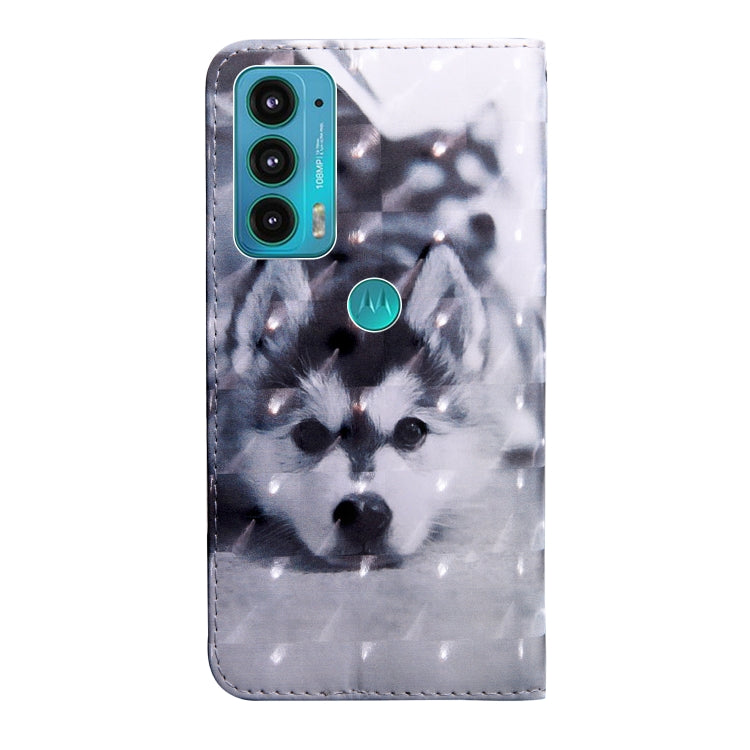 3D Painted Pattern Leather Phone Case, For Motorola Moto E20 / E30 / E40, For Motorola Moto E32, For Motorola Moto G52, For Motorola Moto G200 5G