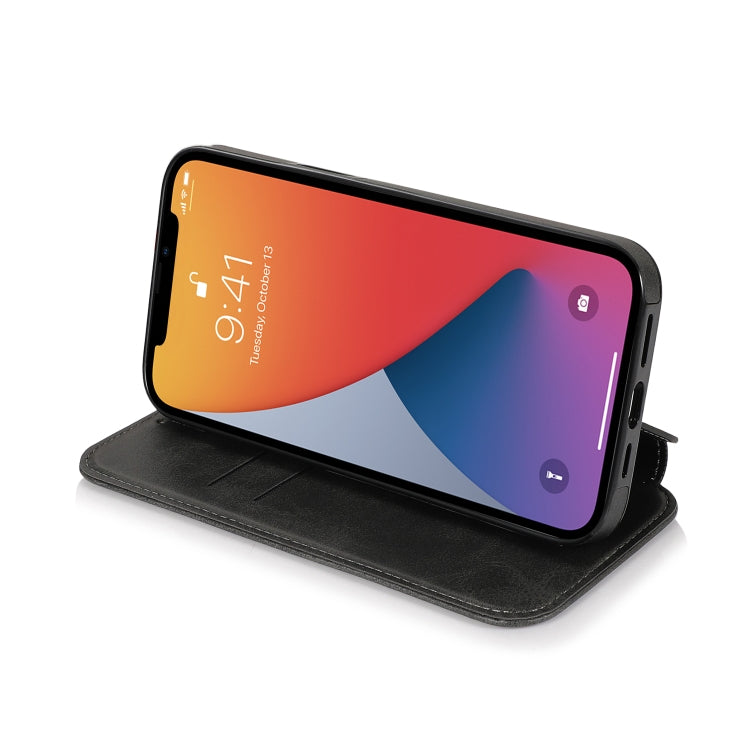 Knight Magnetic Suction Leather Phone Case, For iPhone 13 mini, For iPhone 13, For iPhone 13 Pro, For iPhone 13 Pro Max, For iPhone 12 mini, For iPhone 12 / 12 Pro, For iPhone 12 Pro Max, For iPhone 11