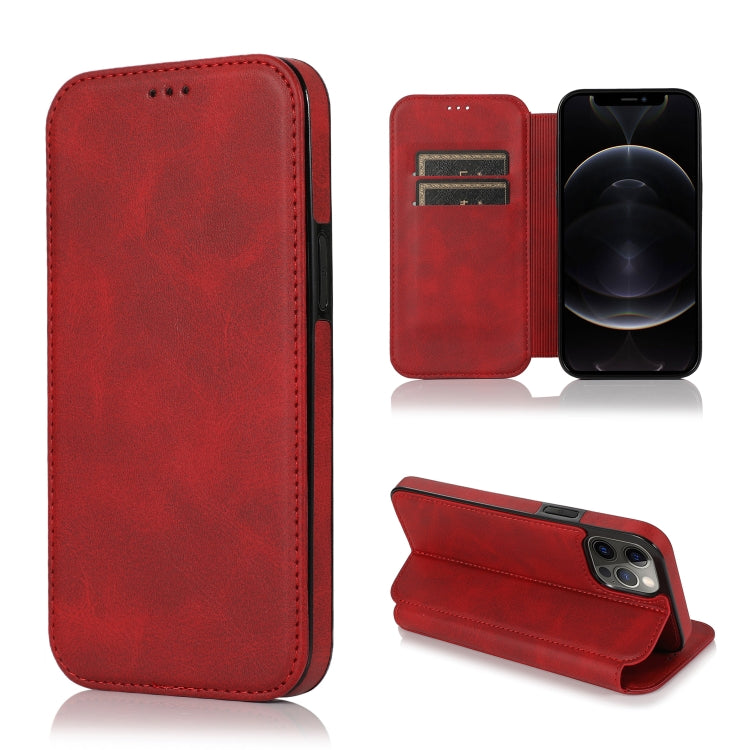 Knight Magnetic Suction Leather Phone Case, For iPhone 13 mini, For iPhone 13, For iPhone 13 Pro, For iPhone 13 Pro Max, For iPhone 12 mini, For iPhone 12 / 12 Pro, For iPhone 12 Pro Max, For iPhone 11