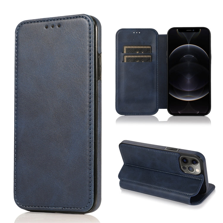 Knight Magnetic Suction Leather Phone Case, For iPhone 13 mini, For iPhone 13, For iPhone 13 Pro, For iPhone 13 Pro Max, For iPhone 12 mini, For iPhone 12 / 12 Pro, For iPhone 12 Pro Max, For iPhone 11