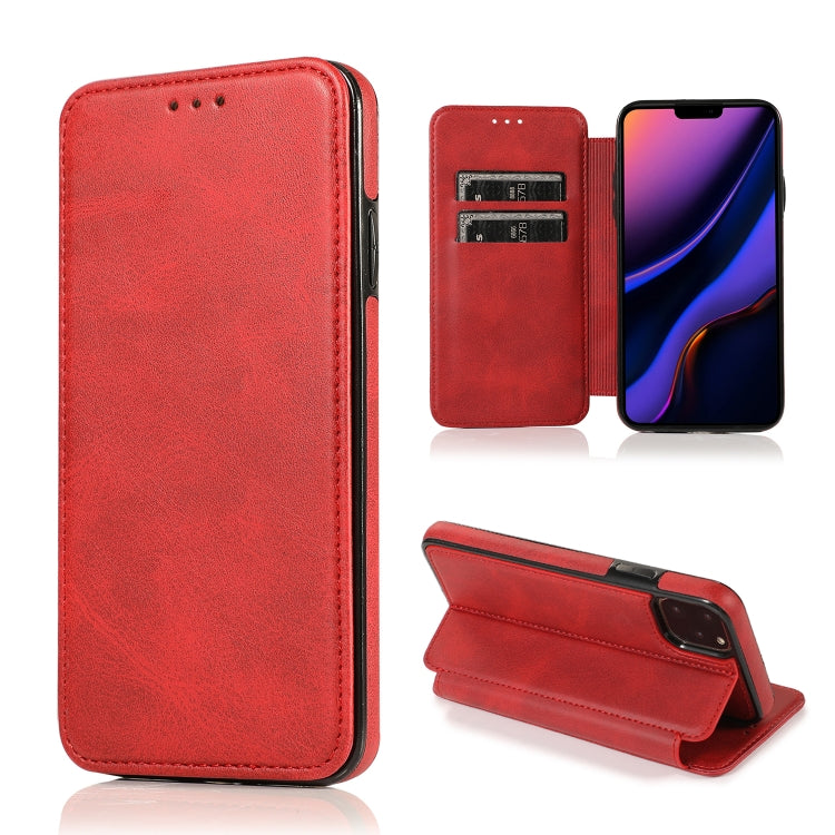 Knight Magnetic Suction Leather Phone Case, For iPhone 11 Pro, For iPhone 11 Pro Max, For iPhone X / XS, For iPhone XR, For iPhone XS Max, For iPhone SE 2022 / SE 2020 / 7 / 8, For iPhone 7 Plus / 8 Plus